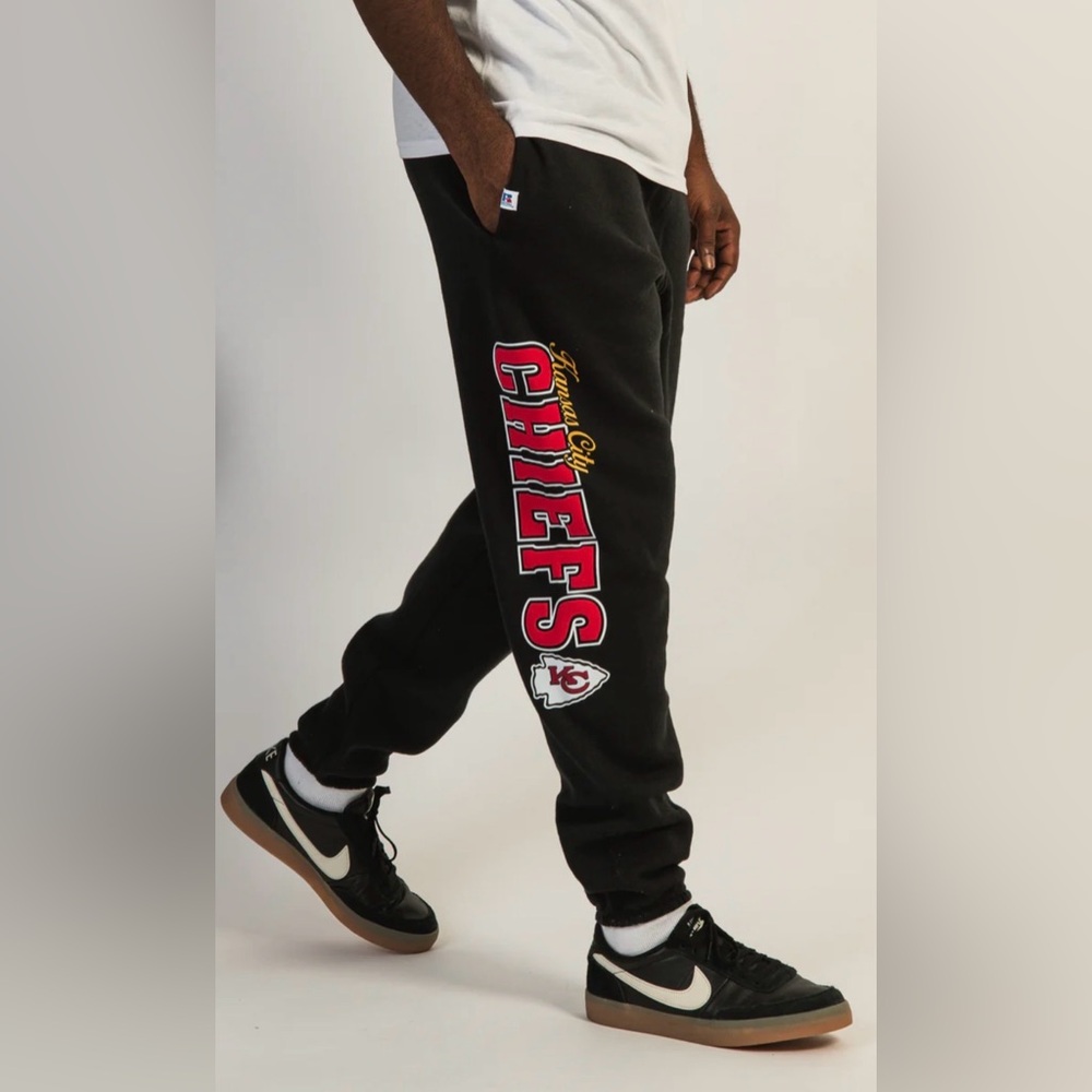Russell Athletic Black Kansas City Chiefs Joggers